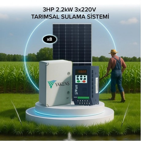 3HP 2.2kW (3X220V) TARIMSAL SULAMA SİSTEMİ MONOFAZE